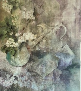lot 57 image: Pretty Framed Print by Deborah K. Ellis