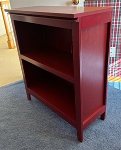 lot 72 image: Decorative Red Bookcase #2