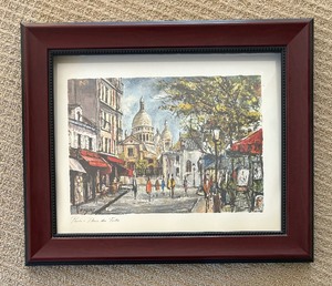 lot 87 image: Three Paris Motif Prints by Pedro Vergas