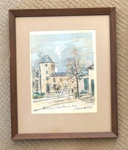 lot 66A image: Le Chateau St. Bernard and Montmartre Framed Prints