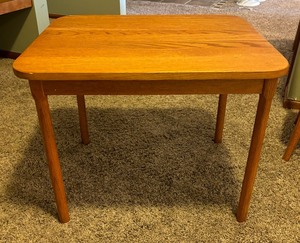 lot 129 image: Charming Childrens Table with Two Chairs