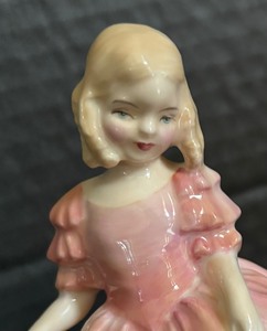 lot 182 image: Lovely Royal Doulton Rose Figurine