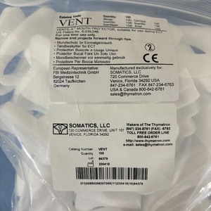 lot 30 image: Lot of 2 100-Pack Each Package NEW Thymatron VENT Ventil-A-Mouth Disposable 100% Closed-Cell Foam Mouth Protectors