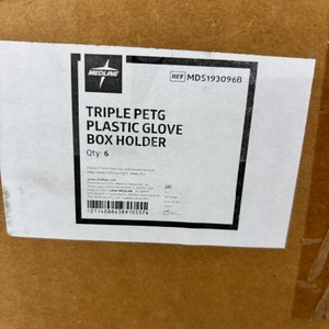 lot 40 image: 1 Case (6case) NEW Medline MDS193096B Wall Mount Triple Slot Plastic Glove Box Holder Dispenser 