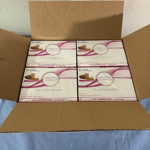 lot 51 image: MSRP $300  1 Case (8Boxes per case) NEW Milliken 8840UBC-TN 4 x 6 yd. 20-30mmHg Coflex TLC Two-Layer Calamine Lite Compression Bandage System Kit - Expiration 626 