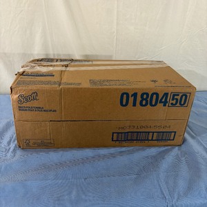 lot 76 image: 1 Case (16 packages per case) NEW Kimberly Clark Professional 01804 9.4 x 9.2 250-Pack Scott Multifold Paper Towels with Absorbency Pockets (dented box)