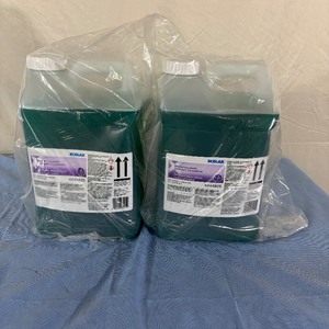 lot 98 image: Lot of 2 NEW Ecolab 6044825 2.5-Gallon Neutral Enzymatic Detergent Concentrate - Expiration 0325