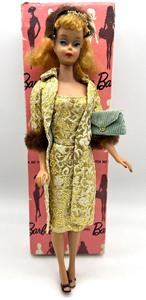 Vintage Pink Silhouette Box Dressed #4 Barbie