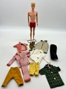 Vintage Barbie KEN and Outfits including Pajamas