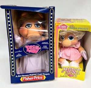 Vintage Fisher-Price and Hasbro MISS PIGGY Dolls
