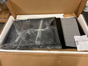 lot 21 image: 55in Home Office Desk with Drawers