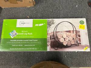 lot 27 image: 40 Round Log Rack