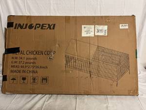 lot 31 image: 86 INJOPEXI Metal Chicken Coop