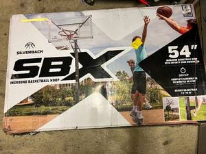 lot 37 image: Silverback Inground Basketball Hoop