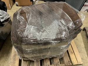 lot 56 image: ACME Arcadia Microfiber Recliner - Chocolate - No Box