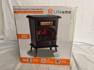 lot 90 image: Lifesmart Infared Quartz Stove Heater