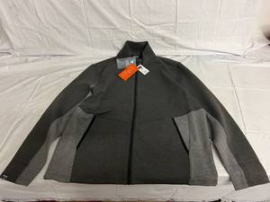 lot 114 image: Storm Creek Luxe Interlock Heather Jacket - 2XL - Gray & Dark Gray