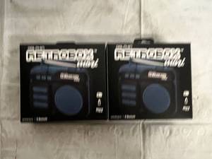 lot 149 image: 2 Dolphin Retrobox Mini Bluetooth Speaker - Blue