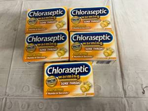 lot 196 image: 12 Packs of Chloraseptic Warming Lozenges