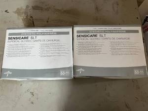 lot 249 image: 2 x 50 Count Boxes of Sensicare SLT Surgical Gloves