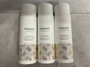 lot 265 image: 3 Bottles of Marajo Hair Care Nourishing Cleansing Creme