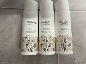 lot 267 image: 3 Bottles of Marajo Hair Care Nourishing Cleansing Creme
