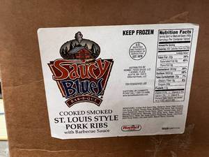 A. 2x2.20lbs St. Louis Style BBQ Pork Ribs