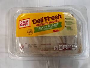 A. 8x8oz pkgs Oscar Meyer Deli Fresh Mesquite Smoked Turkey Breast-1282024