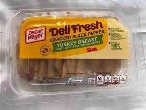 A. 8x8oz pkgs Oscar Meyer Deli Fresh Cracked Black Pepper Turkey Breast-1282024