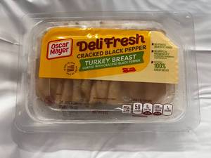A. 8x8oz pkgs Oscar Meyer Deli Fresh Cracked Black Pepper Turkey Breast-1282024
