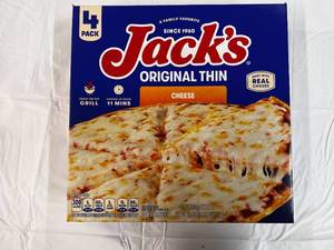 L. 4Pack Jacks Orginal Thin Cheese Pizza