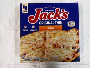 L. 4Pack Jacks Orginal Thin Cheese Pizza