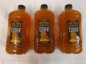 3x 64oz Honeycrisp Apple Cider