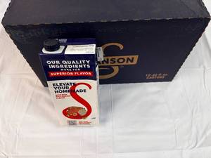 12x 32oz cartons Swanson Beef Stock  112023