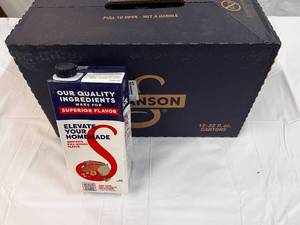 12x 32oz cartons Swanson Beef Stock  112023