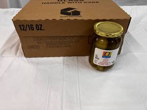 12x 16oz Organics Kosher Sandwich Pickle Slices
