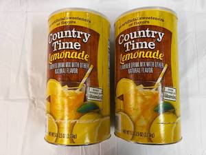 2x 5.25lb Country Time Lemonade