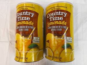 2x 5.25lb Country Time Lemonade