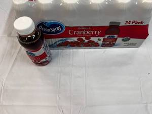 24x 10oz Bottles Cranberry Juice