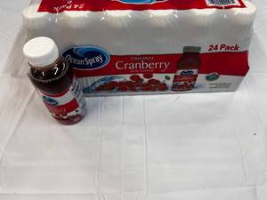 24x 10oz Bottles Cranberry Juice