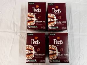 4x 10ct Kcups Peets Holiday Blend Coffee