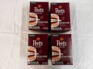 4x 10ct Kcups Peets Holiday Blend Coffee