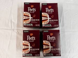4x 10ct Kcups Peets Holiday Blend Coffee