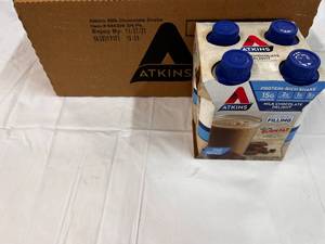 3x 4pack 11oz Atkins Protein Shake Milk Chocolate Delight