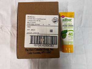 6x 3oz Alba Sensitive Sheer Sunscreen-12024
