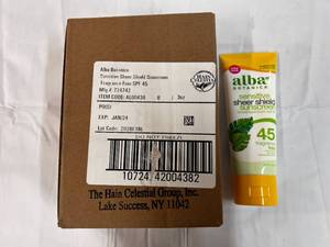 6x 3oz Alba Sensitive Sheer Sunscreen-12024