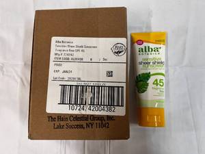 6x 3oz Alba Sensitive Sheer Sunscreen-12024