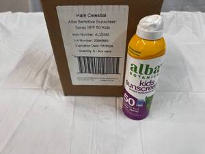 6x 6oz Alba Kids Sunscreen SPF 50-Clear Spray-32024