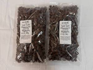2x 2lb Bags Sea Salt Chocolate Covered Peanuts