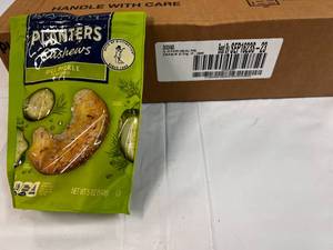 12x 5oz bags Planter Dill Pickle Cashews